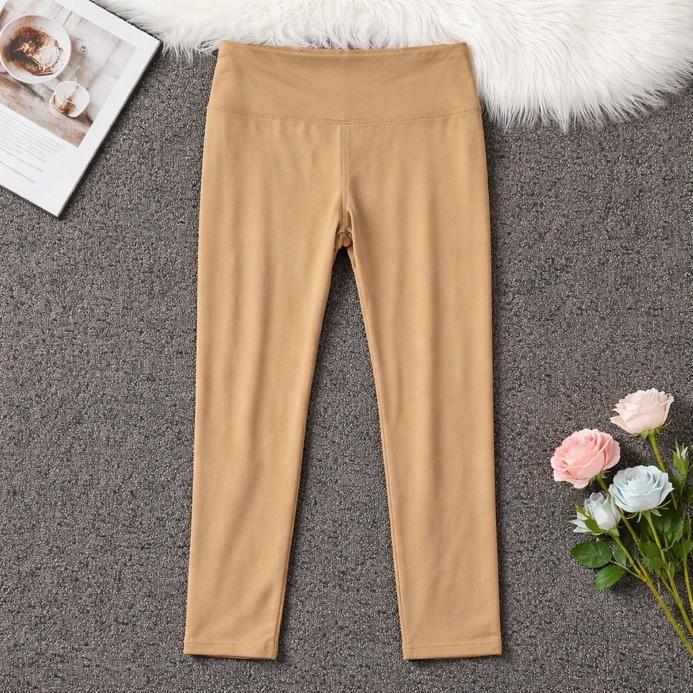 NEW Mono B Womens 3XL Tan High Waist Recycled Nylon Spandex Leggings APH8007-P